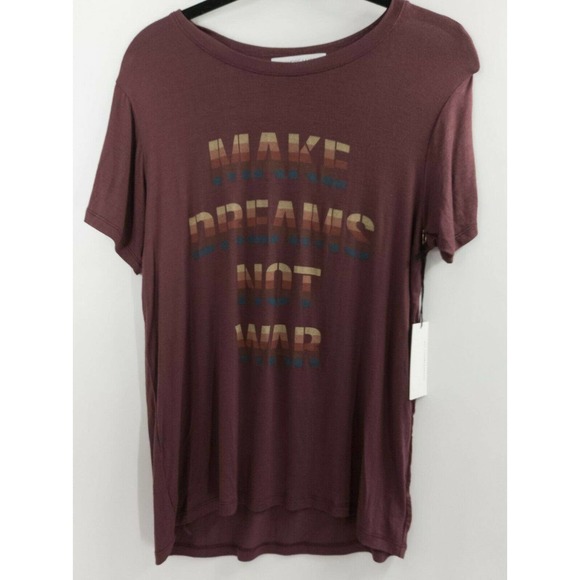 Daydreamer Tops - Daydreamer Make Dreams Not War NWT Graphic Tee Small